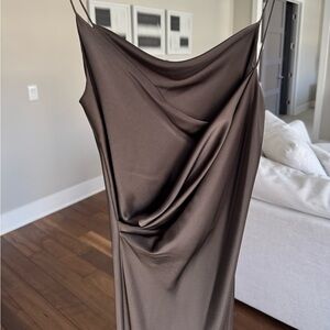 Theory chocolate dress